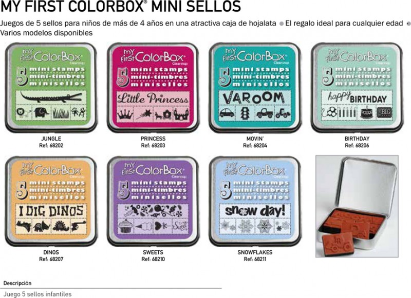 MINI SELLOS MY FIRST COLORBOX